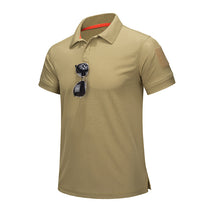 Men’s Summer Elastic Round Neck  Sports T-Shirt –