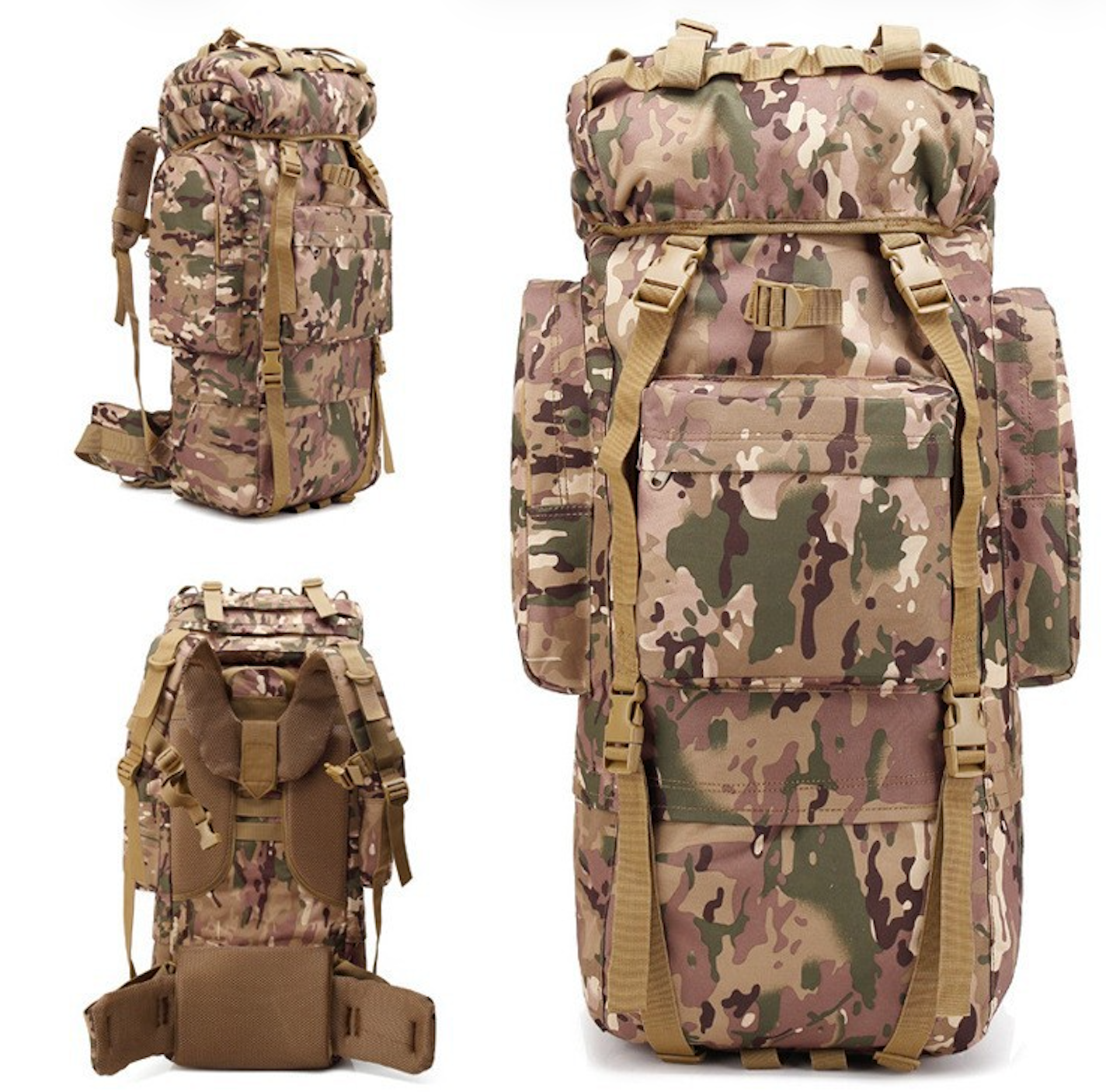 tactical large hiking camping backpack