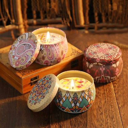 Aluminum can scented candle
