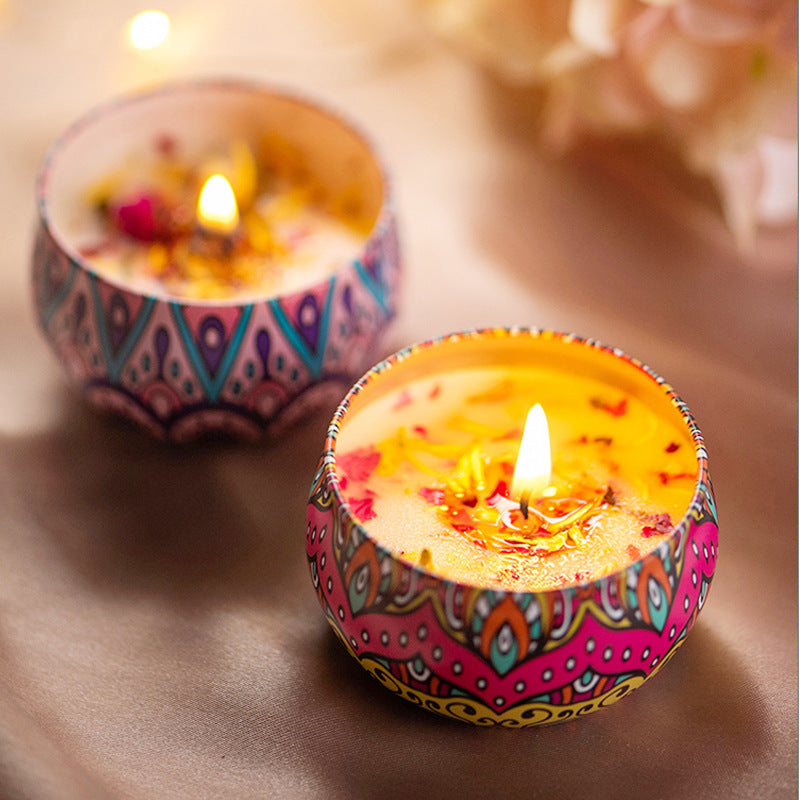 Aluminum can scented candle