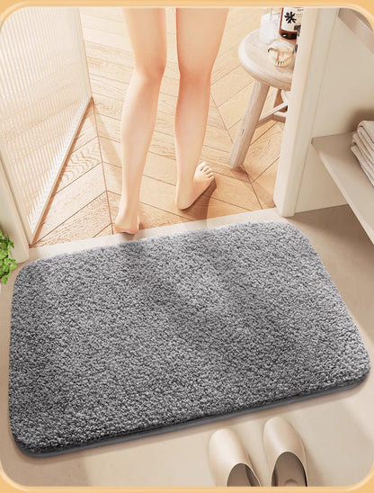 Bathroom fleece mat