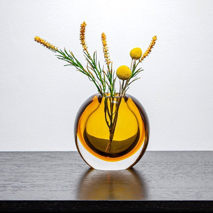 Artistic glass vase