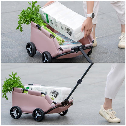 Foldable pet stroller