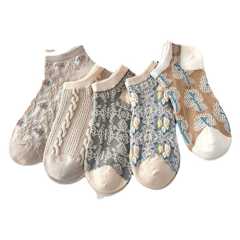 women's Japanese style boat socks