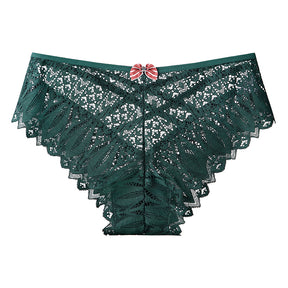 Sexy Women's mid-waist lace panties