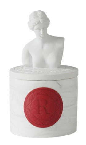 Plaster sculpture scented candle