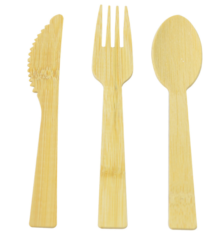 Bamboo disposable cutlery*100pcs