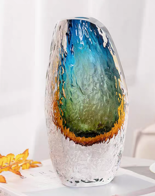 Cloisonné vase water ripple