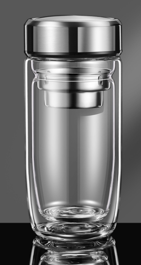 Glass Water Bottle