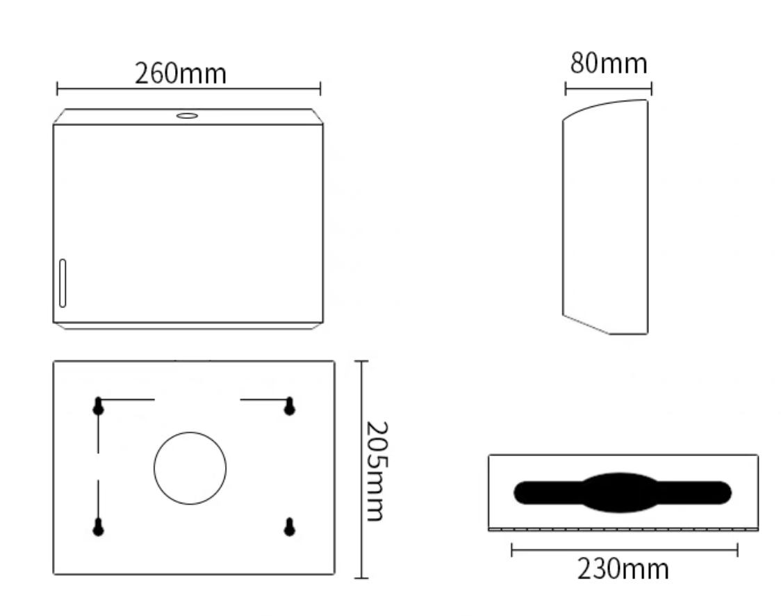 Commercial toilet paper towel dispenser