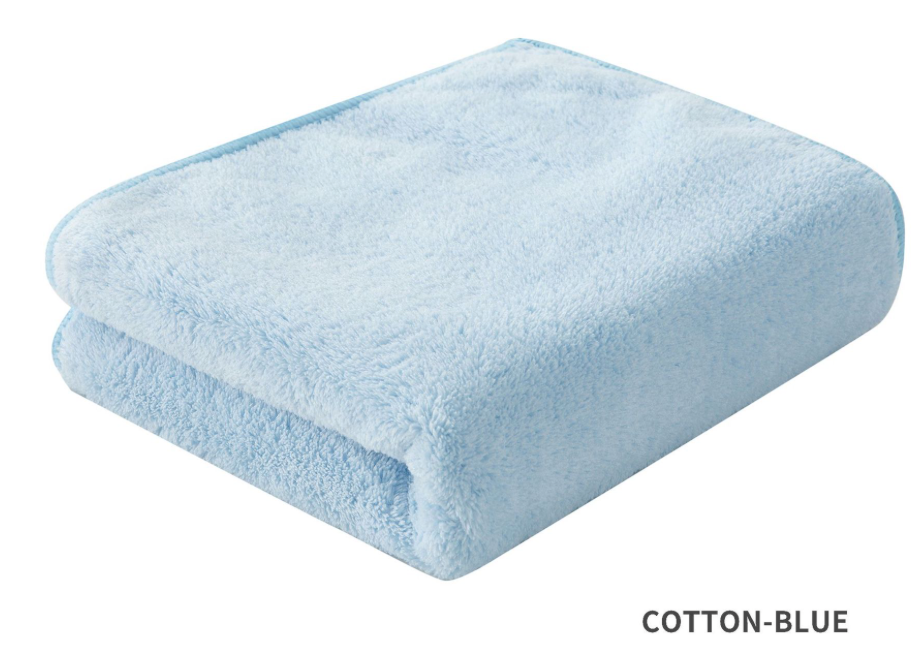 Coral household towel