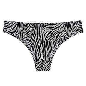 women's seamless leopard print briefs 