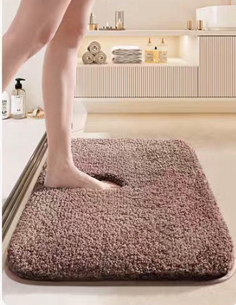Bathroom fleece mat
