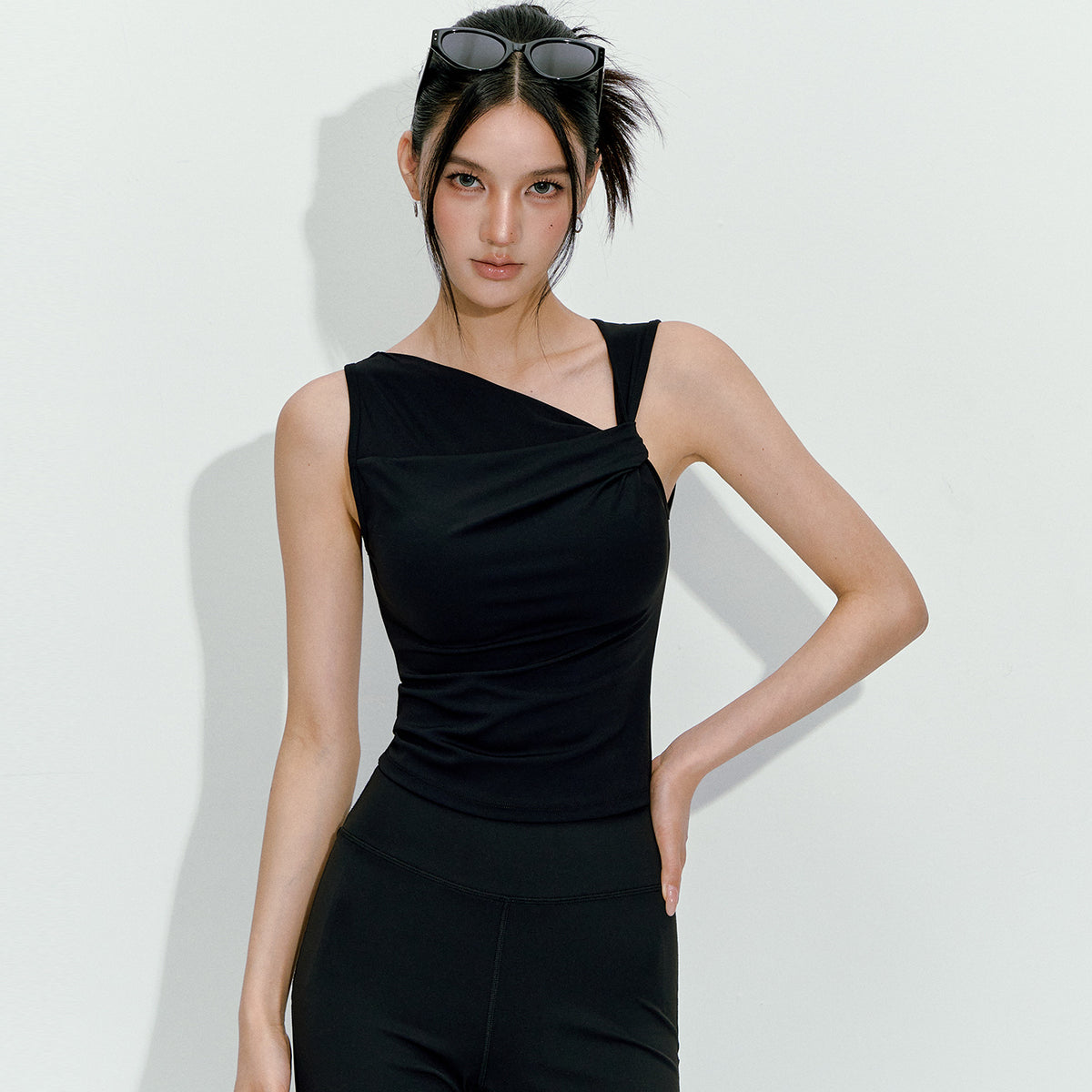 Built-in Bra Yoga Tank Top for Women