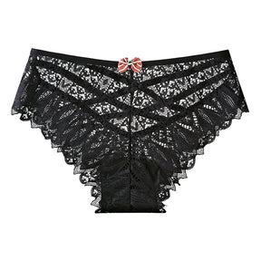 Sexy Women's mid-waist lace panties