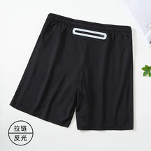 Men’s Double-Layer Sports Shorts – Summer Quick-Dry Running Shorts with Back Waist Pocket