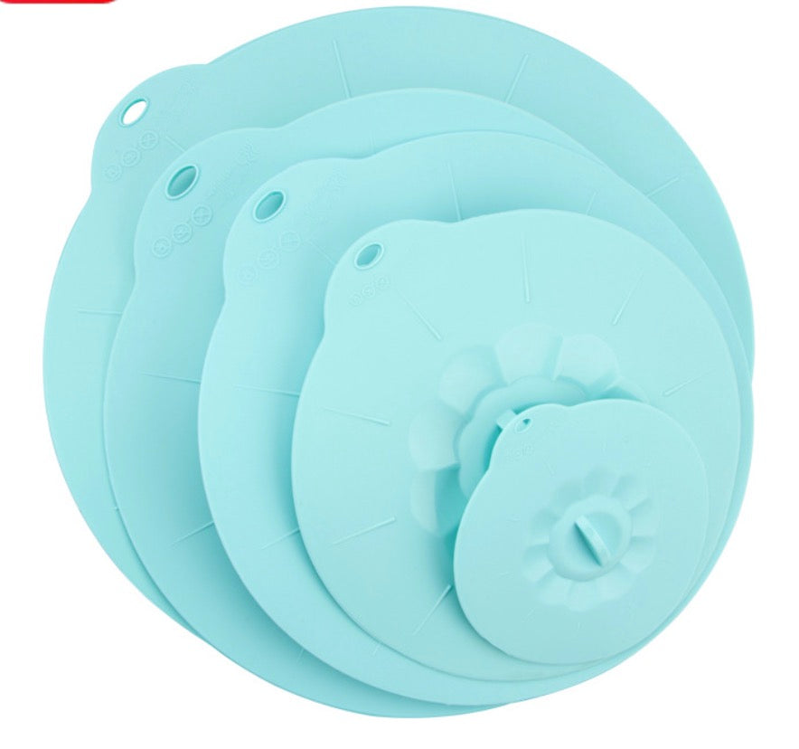 Silicone oval pot and cup cover