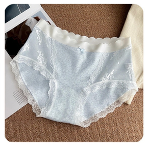 Twilight Camellia Women's antibacterial cotton lace underwear