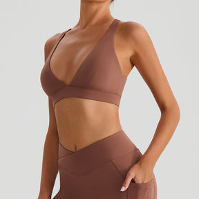 Deep V Women's deep v sports bra