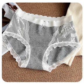 Twilight Camellia Women's antibacterial cotton lace underwear