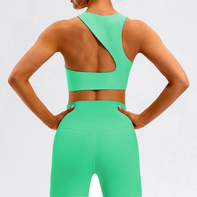 Women's high-support yoga sports bra
