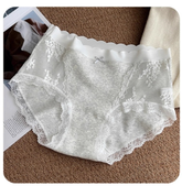 Twilight Camellia Women's antibacterial cotton lace underwear