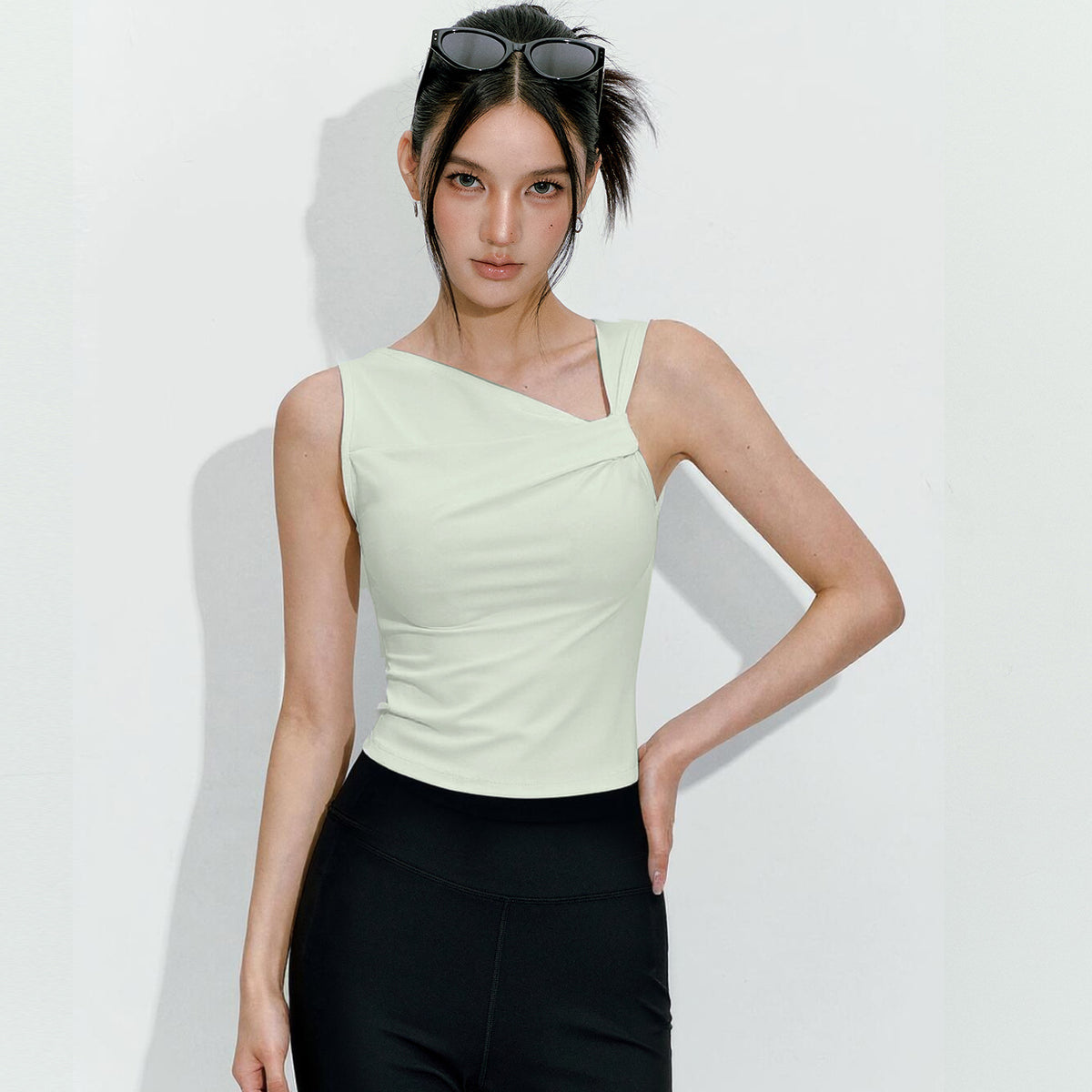 Built-in Bra Yoga Tank Top for Women