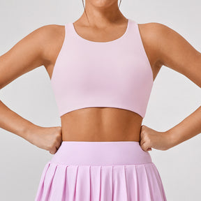 Women's high-support yoga sports bra