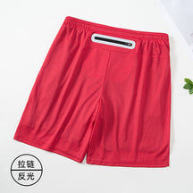 Men’s Double-Layer Sports Shorts – Summer Quick-Dry Running Shorts with Back Waist Pocket