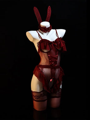 Women’s Bunny Cosplay Lingerie Set