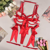 Luxury Satin 4-Piece satin lingerie set