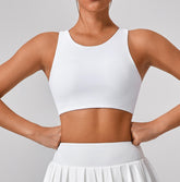 Women's high-support yoga sports bra