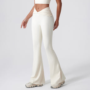 WWomen's hip-lifting wide leg sports pants