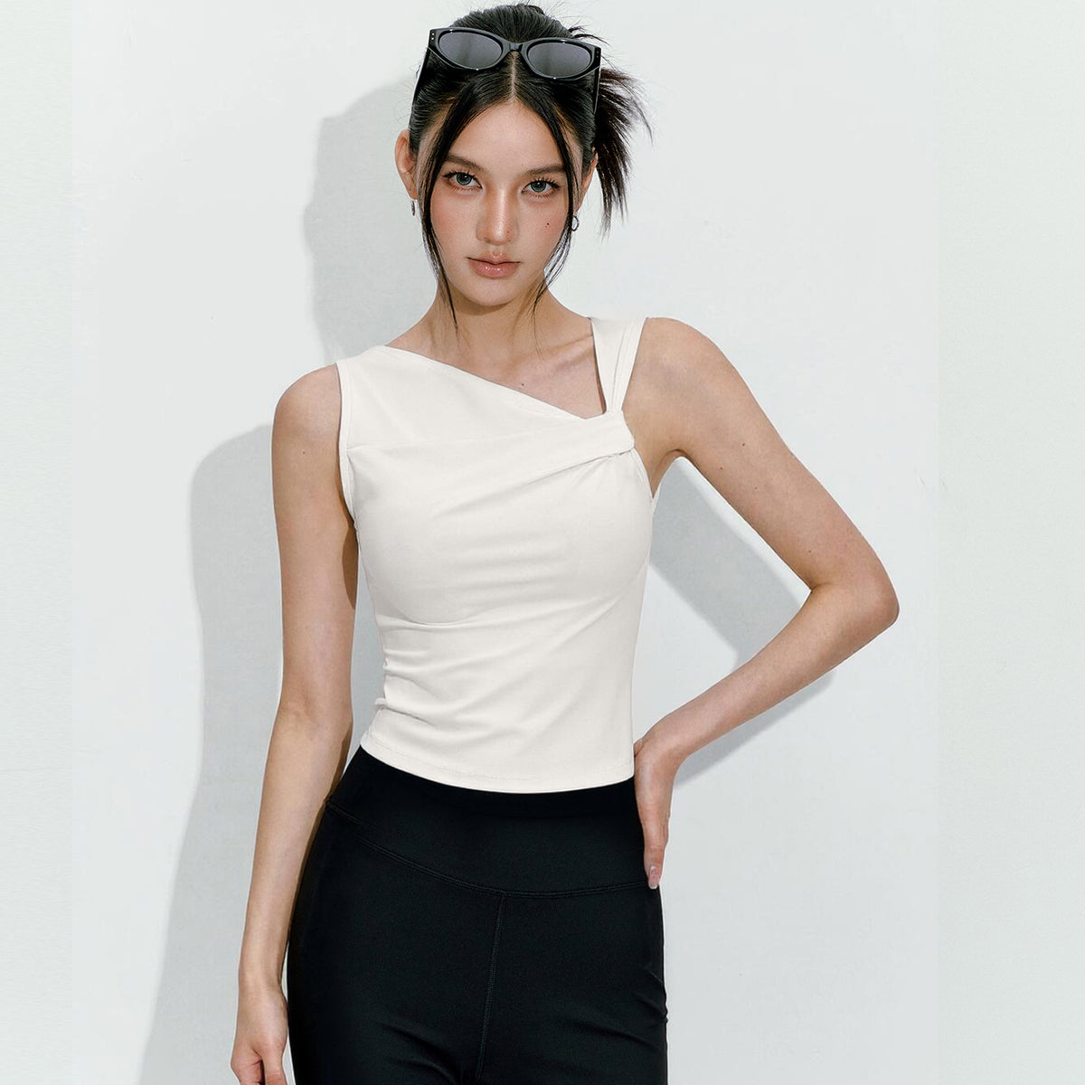 Built-in Bra Yoga Tank Top for Women