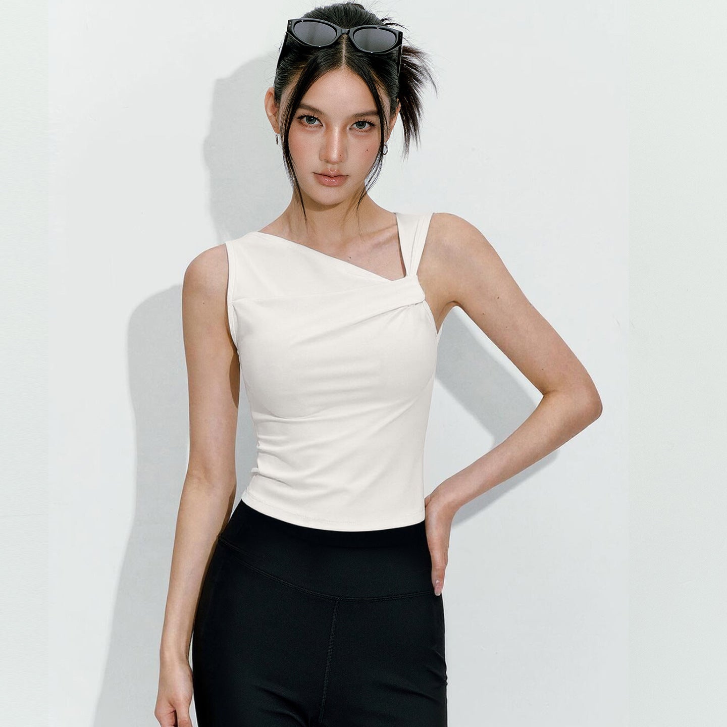Built-in Bra Yoga Tank Top for Women
