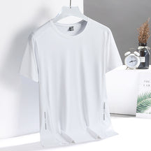 Men’s Quick-Dry Ice Silk Breathable Short-Sleeve T-Shirt
