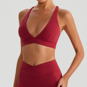 Deep V Women's deep v sports bra