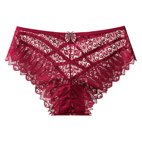 Sexy Women's mid-waist lace panties