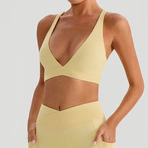 Deep V Women's deep v sports bra